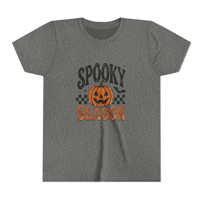 Youth ‘Spooky Season’ Halloween T-Shirt — Pumpkin Graphic Tee