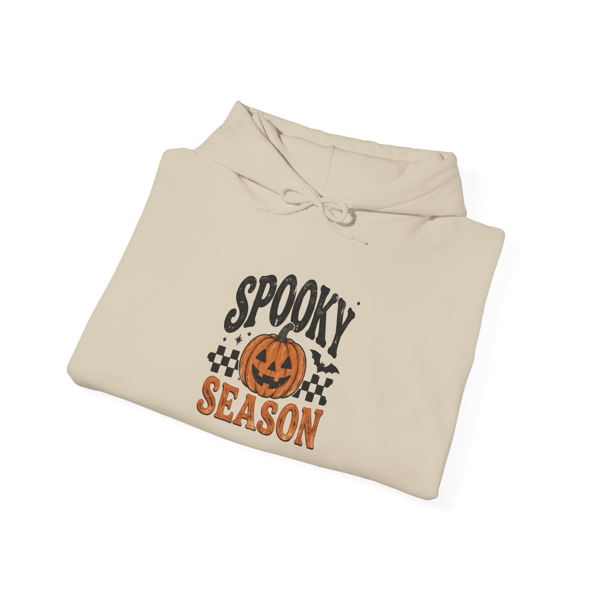 Spooky Season Hoodie — Pumpkin Retro Racing Halloween Sweatshirt