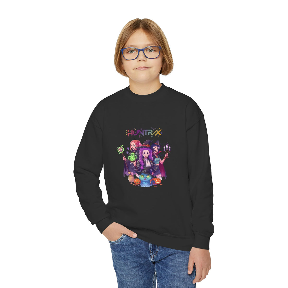 Witchy Kids Crewneck Sweatshirt