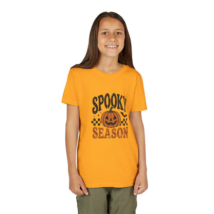 Youth ‘Spooky Season’ Halloween T-Shirt — Pumpkin Graphic Tee
