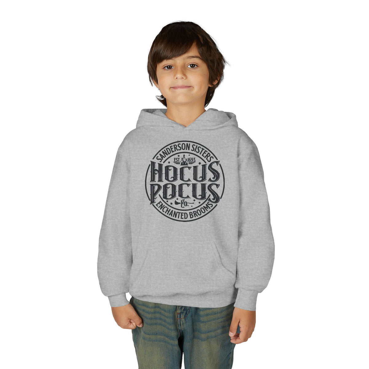 Hocus Pocus Sanderson Sisters Magical Spell Design Youth Hoodie