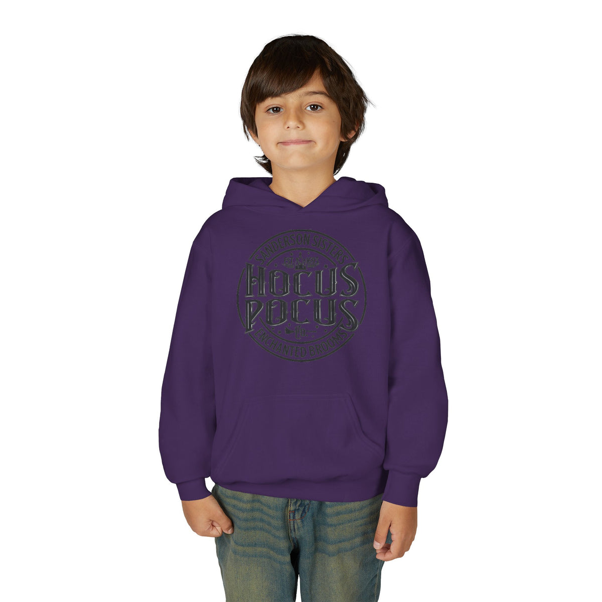 Hocus Pocus Sanderson Sisters Magical Spell Design Youth Hoodie