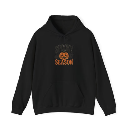 Spooky Season Hoodie — Pumpkin Retro Racing Halloween Sweatshirt