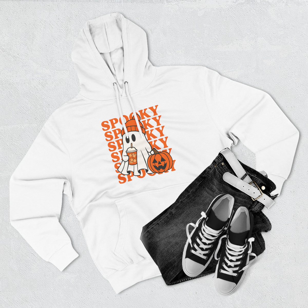 Spooky Ghost Pumpkin Hoodie