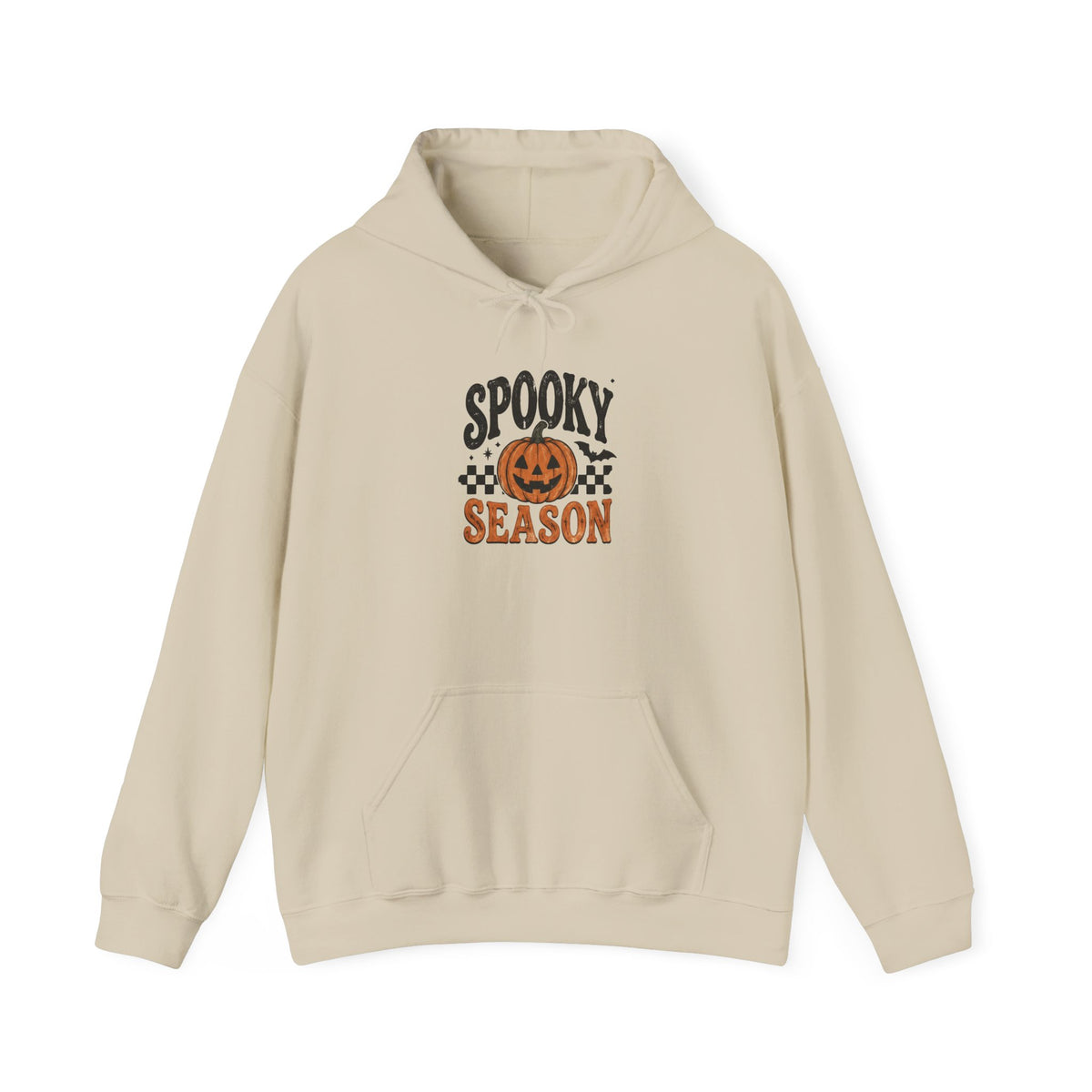 Spooky Season Hoodie — Pumpkin Retro Racing Halloween Sweatshirt