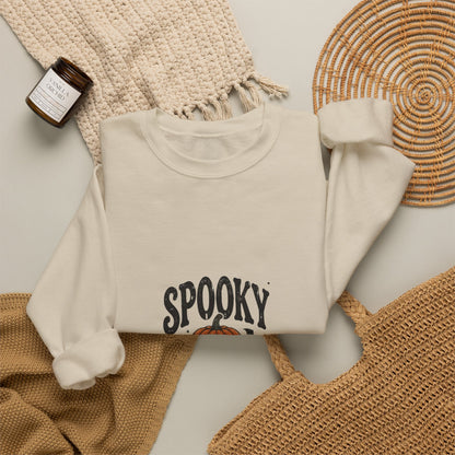 Spooky Season Sweatshirt — Vintage Pumpkin Halloween Crewneck