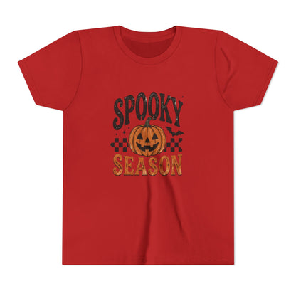 Youth ‘Spooky Season’ Halloween T-Shirt — Pumpkin Graphic Tee