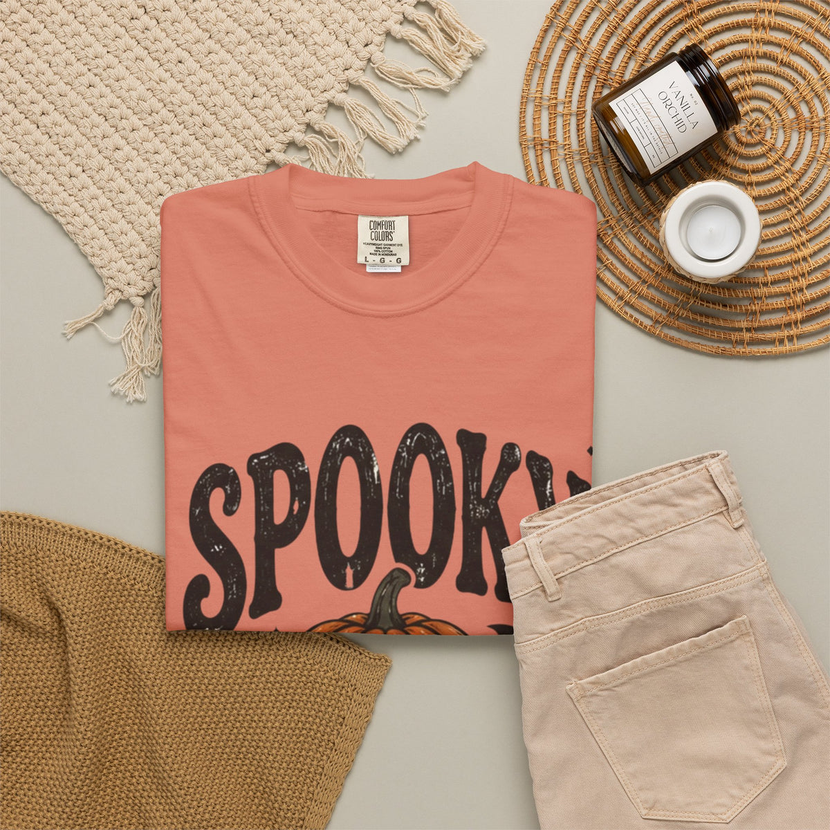 Spooky Season T-Shirt — Vintage Pumpkin Halloween Tee