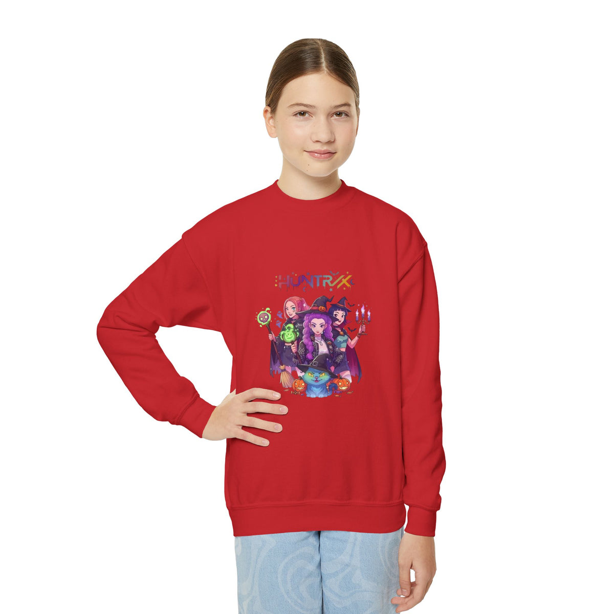Witchy Kids Crewneck Sweatshirt
