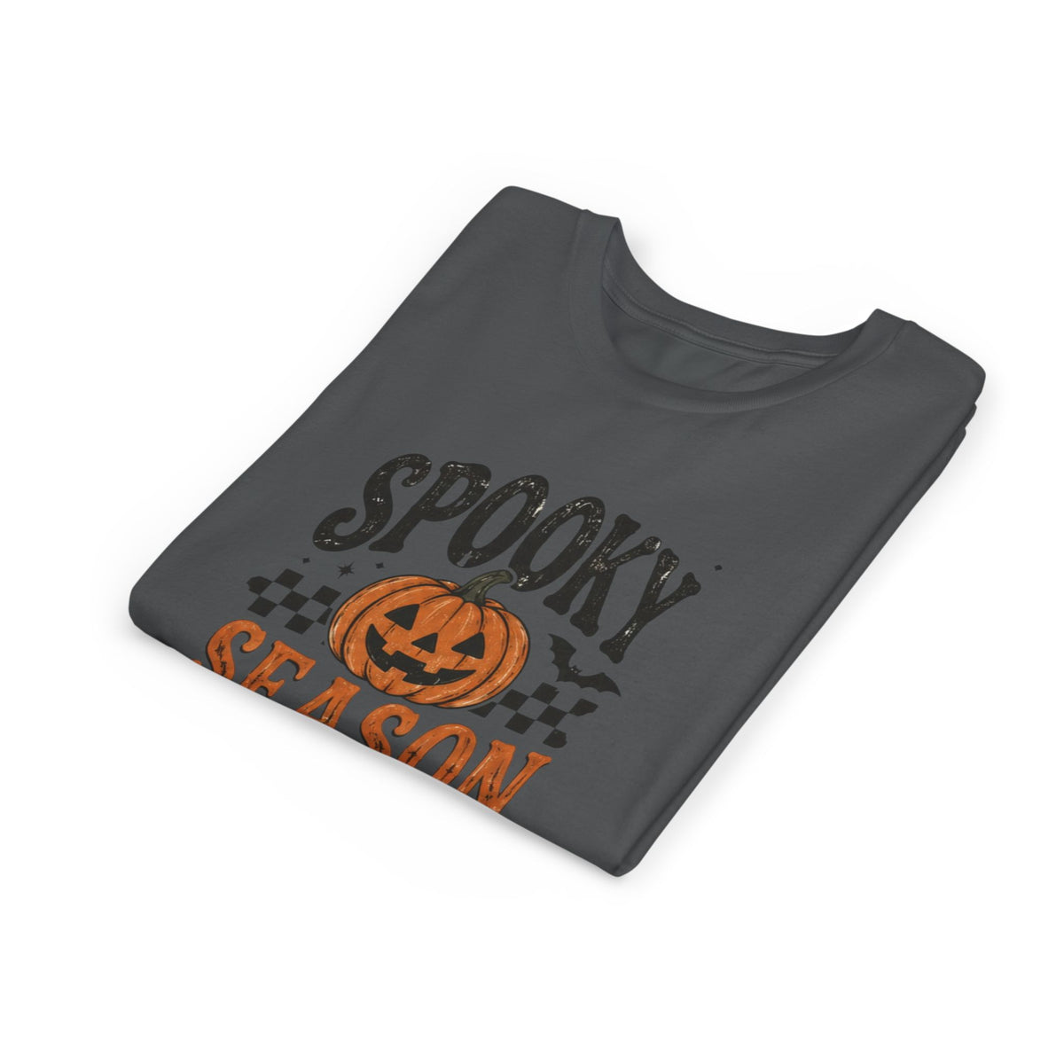 Youth ‘Spooky Season’ Halloween T-Shirt — Pumpkin Graphic Tee