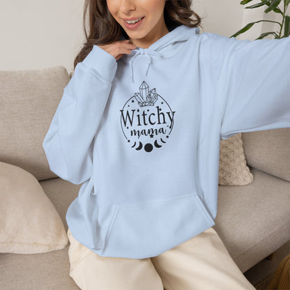 Crescent Moon & Crystals Witchcraft Sweatshirt