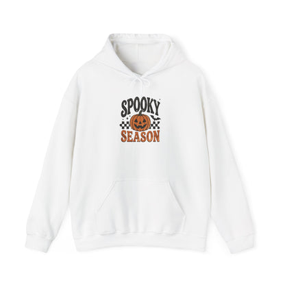 Spooky Season Hoodie — Pumpkin Retro Racing Halloween Sweatshirt