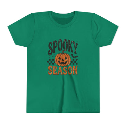 Youth ‘Spooky Season’ Halloween T-Shirt — Pumpkin Graphic Tee