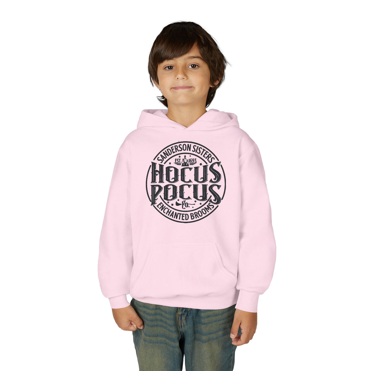 Hocus Pocus Sanderson Sisters Magical Spell Design Youth Hoodie
