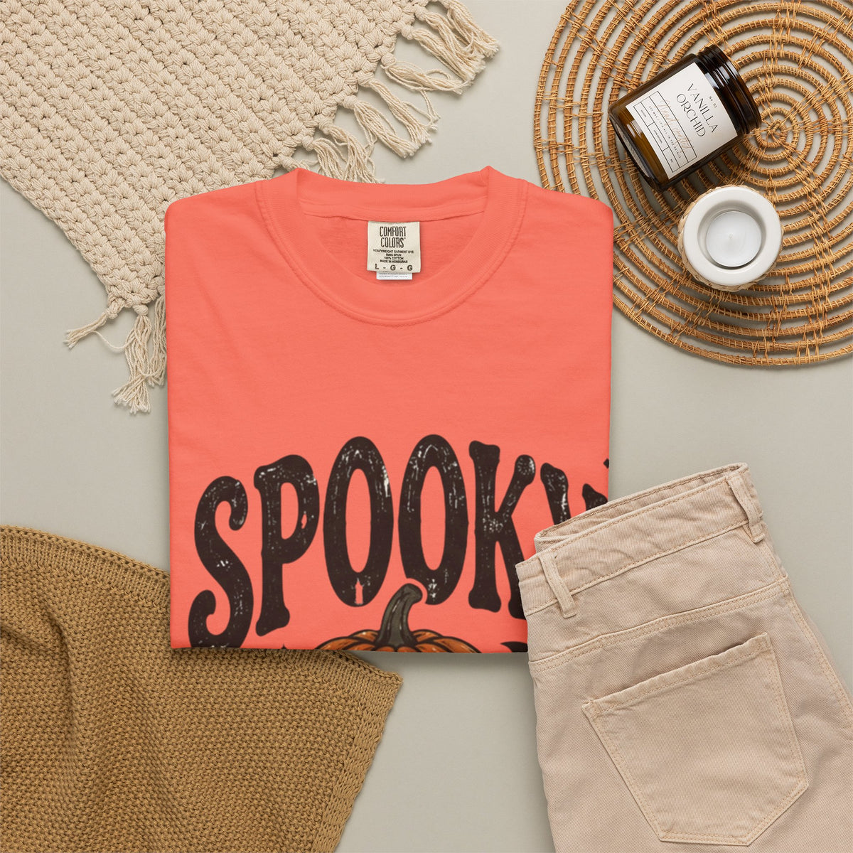 Spooky Season T-Shirt — Vintage Pumpkin Halloween Tee