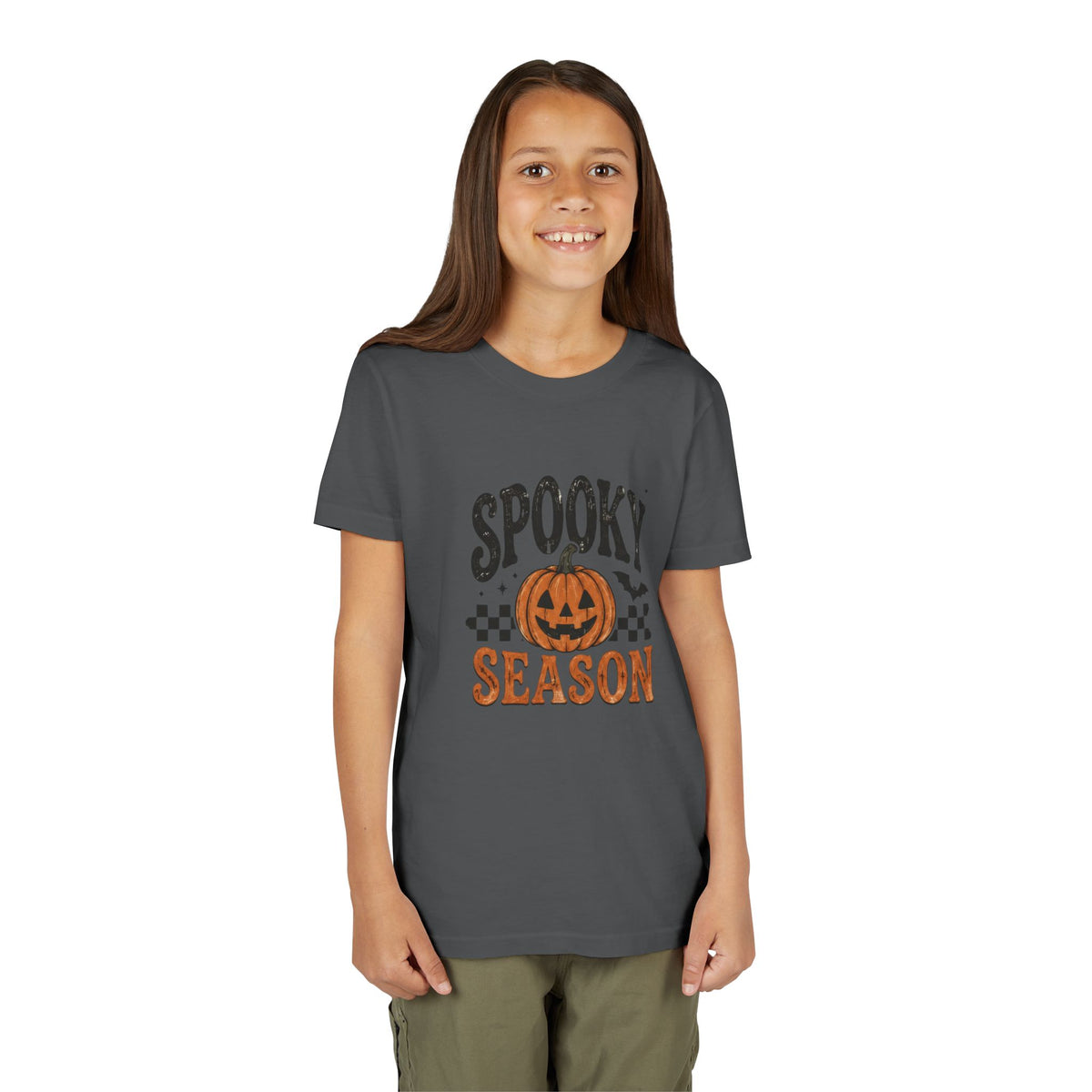 Youth ‘Spooky Season’ Halloween T-Shirt — Pumpkin Graphic Tee