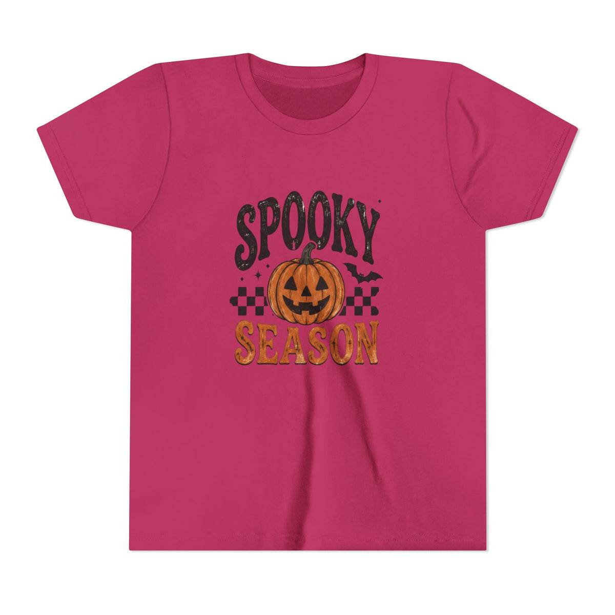 Youth ‘Spooky Season’ Halloween T-Shirt — Pumpkin Graphic Tee