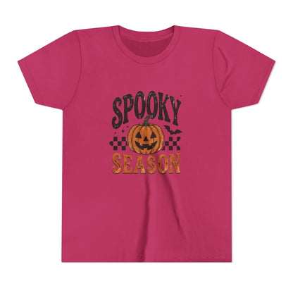 Youth ‘Spooky Season’ Halloween T-Shirt — Pumpkin Graphic Tee