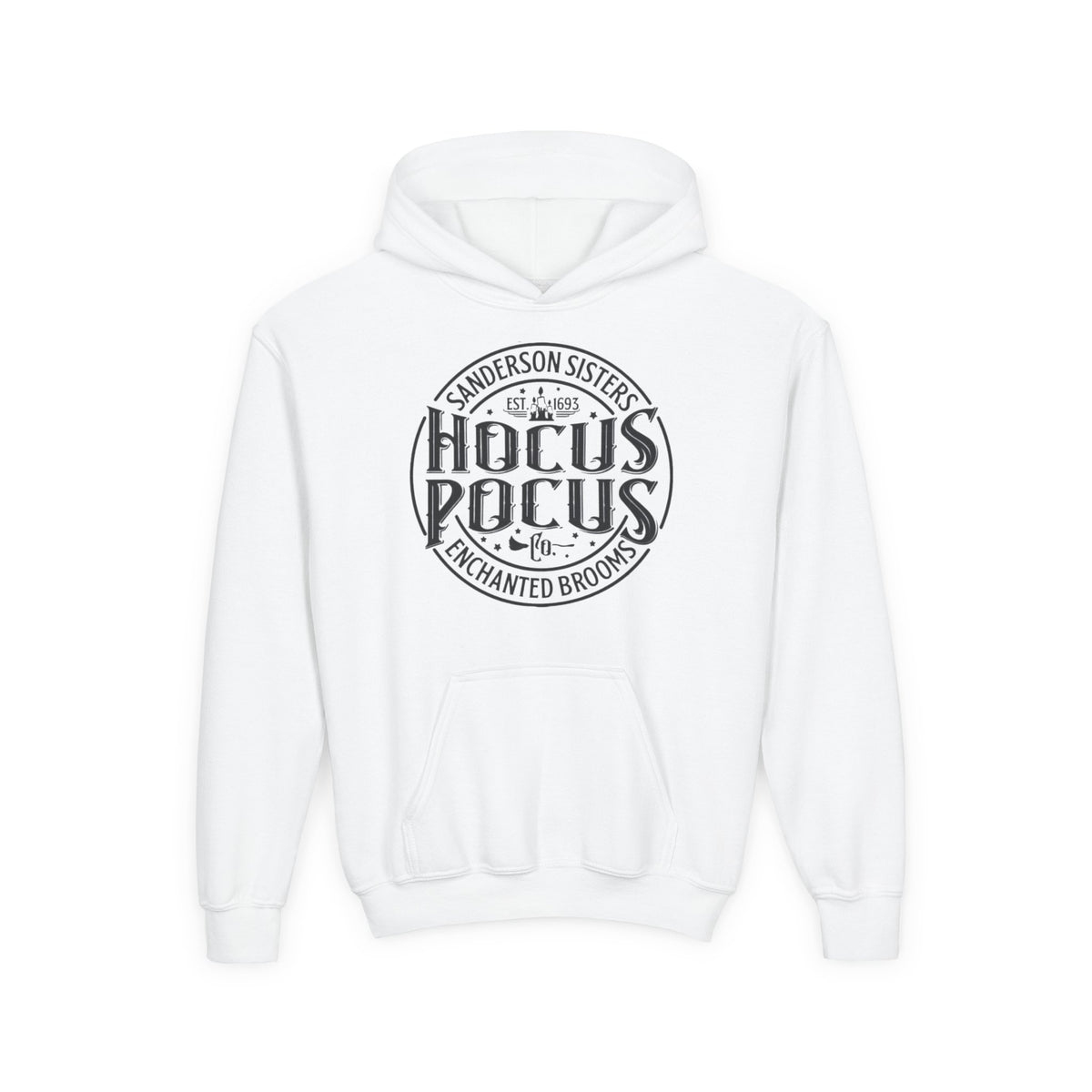 Hocus Pocus Sanderson Sisters Magical Spell Design Youth Hoodie