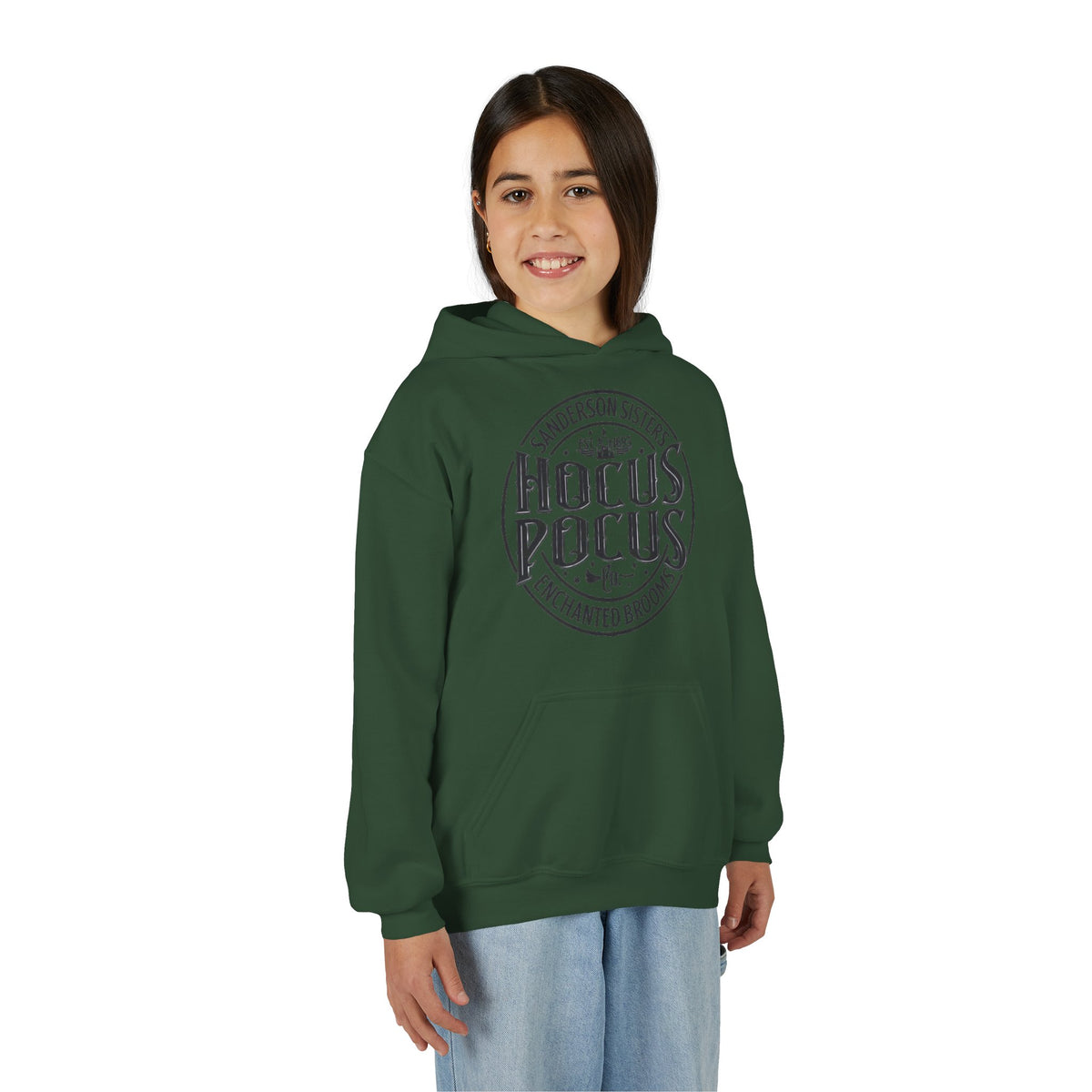 Hocus Pocus Sanderson Sisters Magical Spell Design Youth Hoodie