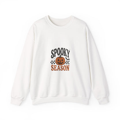 Spooky Season Sweatshirt — Vintage Pumpkin Halloween Crewneck