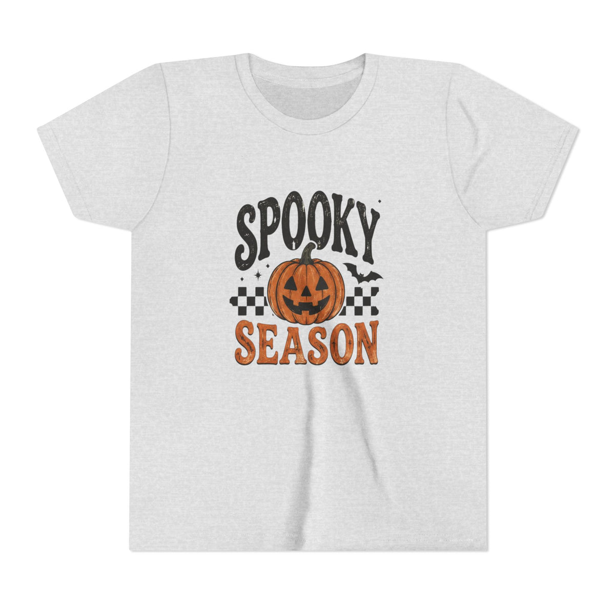 Youth ‘Spooky Season’ Halloween T-Shirt — Pumpkin Graphic Tee