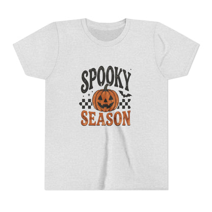 Youth ‘Spooky Season’ Halloween T-Shirt — Pumpkin Graphic Tee