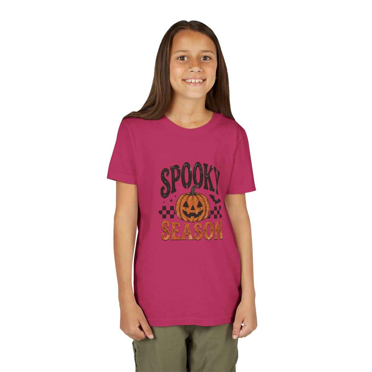 Youth ‘Spooky Season’ Halloween T-Shirt — Pumpkin Graphic Tee