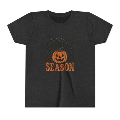 Youth ‘Spooky Season’ Halloween T-Shirt — Pumpkin Graphic Tee