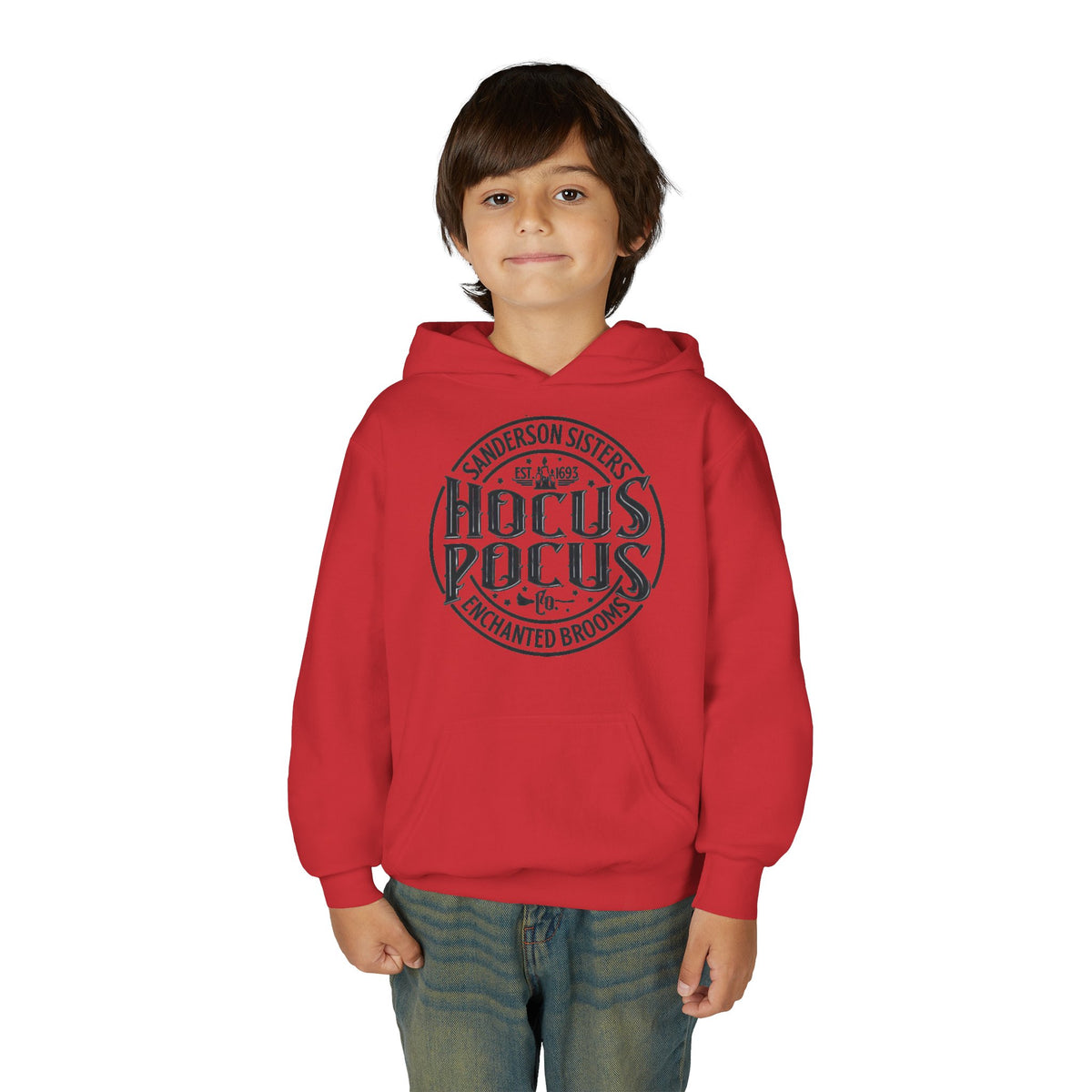 Hocus Pocus Sanderson Sisters Magical Spell Design Youth Hoodie