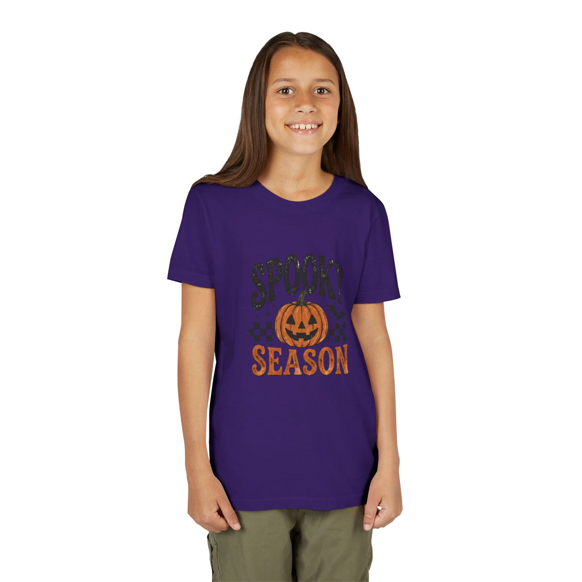 Youth ‘Spooky Season’ Halloween T-Shirt — Pumpkin Graphic Tee