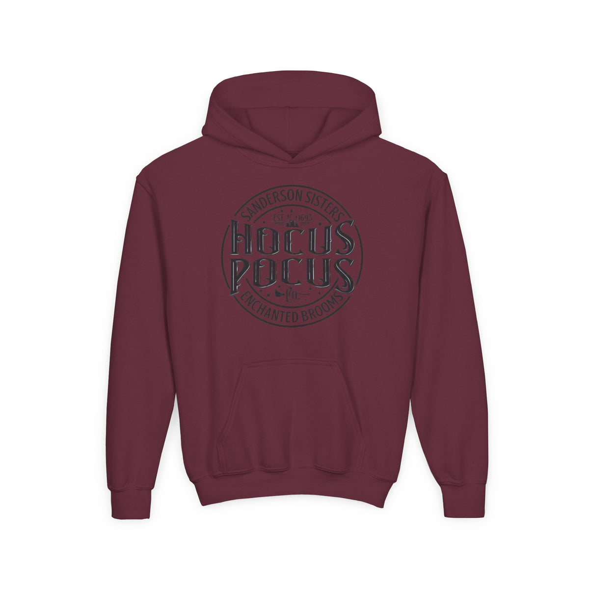 Hocus Pocus Sanderson Sisters Magical Spell Design Youth Hoodie