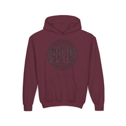 Hocus Pocus Sanderson Sisters Magical Spell Design Youth Hoodie