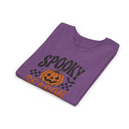 Youth ‘Spooky Season’ Halloween T-Shirt — Pumpkin Graphic Tee