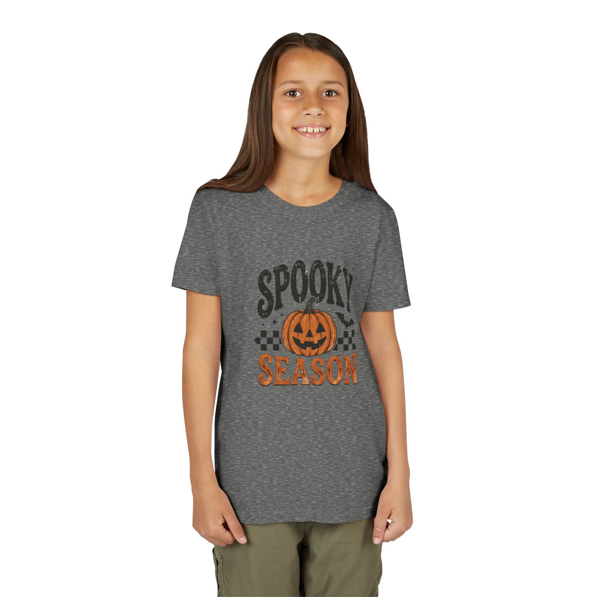 Youth ‘Spooky Season’ Halloween T-Shirt — Pumpkin Graphic Tee