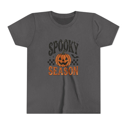 Youth ‘Spooky Season’ Halloween T-Shirt — Pumpkin Graphic Tee