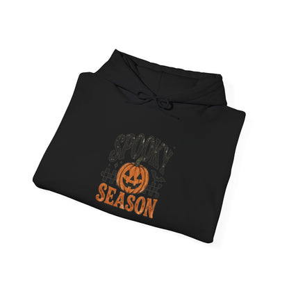 Spooky Season Hoodie — Pumpkin Retro Racing Halloween Sweatshirt