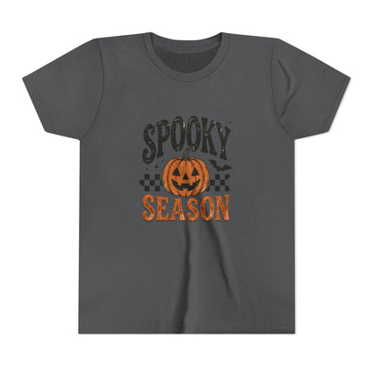 Youth ‘Spooky Season’ Halloween T-Shirt — Pumpkin Graphic Tee
