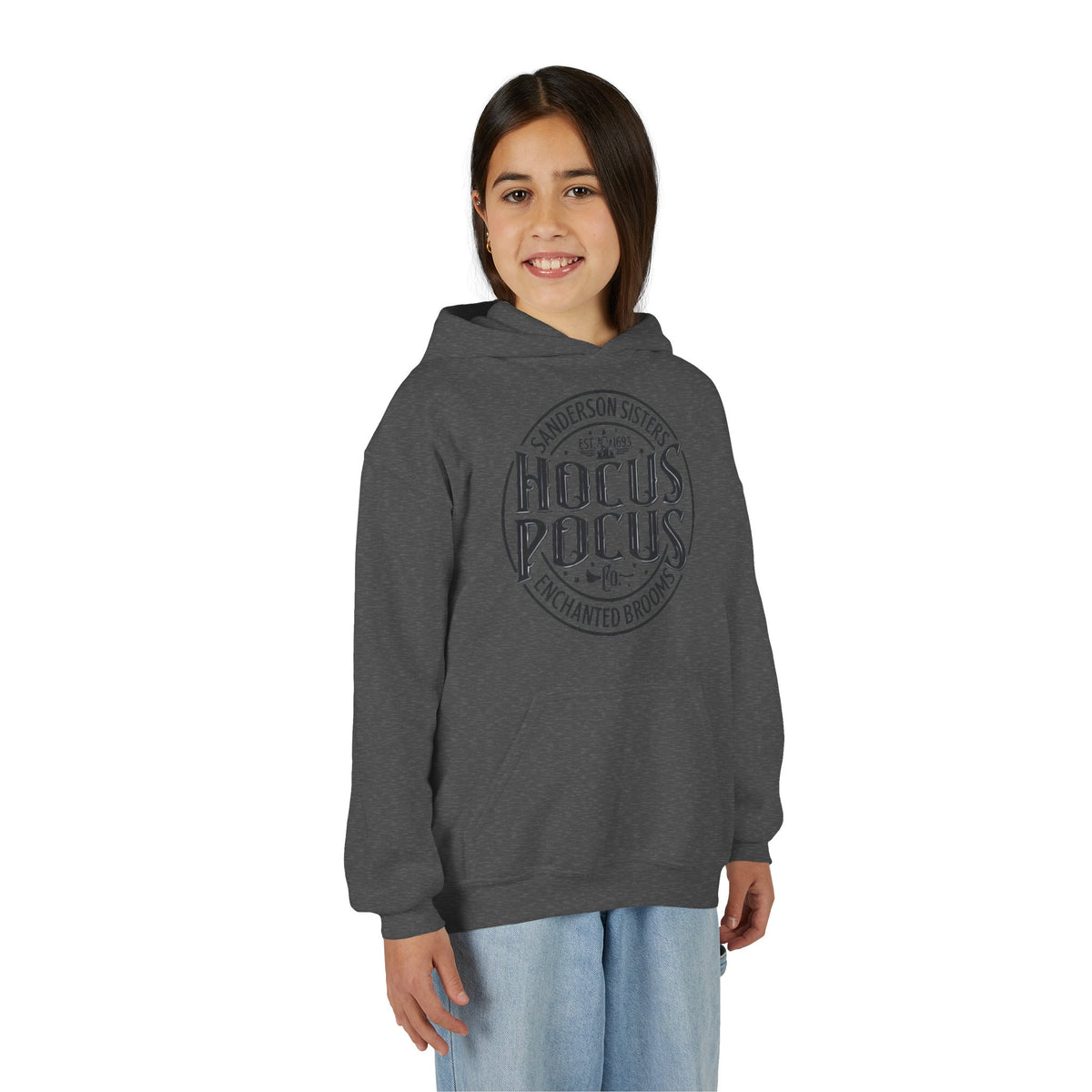 Hocus Pocus Sanderson Sisters Magical Spell Design Youth Hoodie