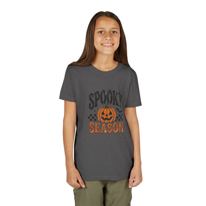 Youth ‘Spooky Season’ Halloween T-Shirt — Pumpkin Graphic Tee
