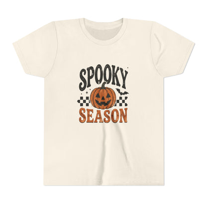 Youth ‘Spooky Season’ Halloween T-Shirt — Pumpkin Graphic Tee