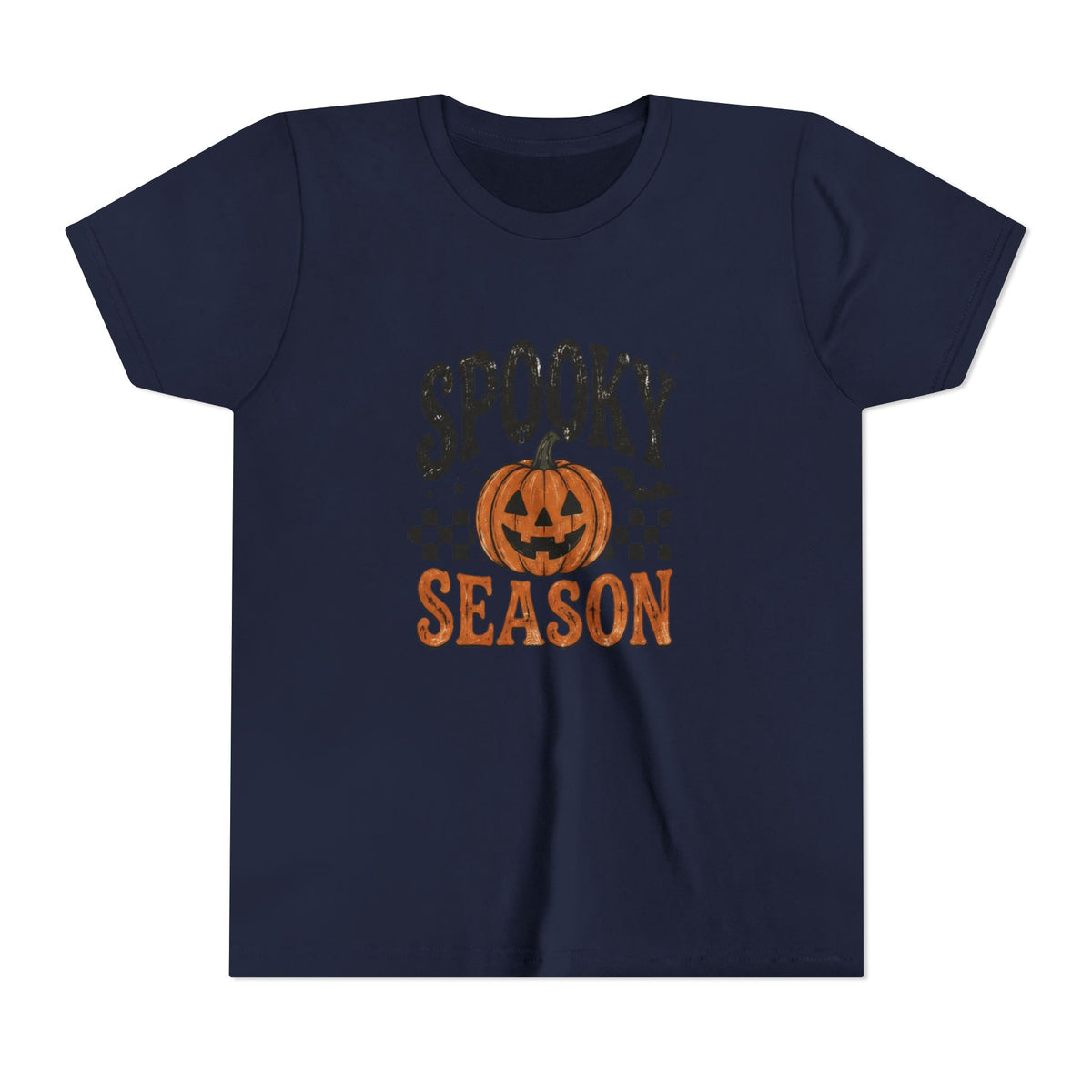 Youth ‘Spooky Season’ Halloween T-Shirt — Pumpkin Graphic Tee