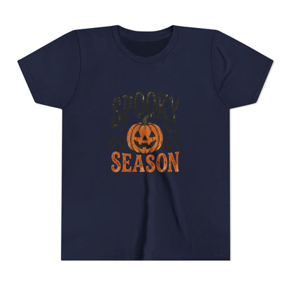 Youth ‘Spooky Season’ Halloween T-Shirt — Pumpkin Graphic Tee